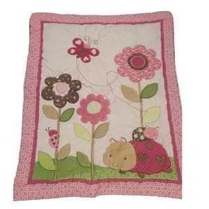 2/$20 🏷 Crib Comforter Floral Pattern